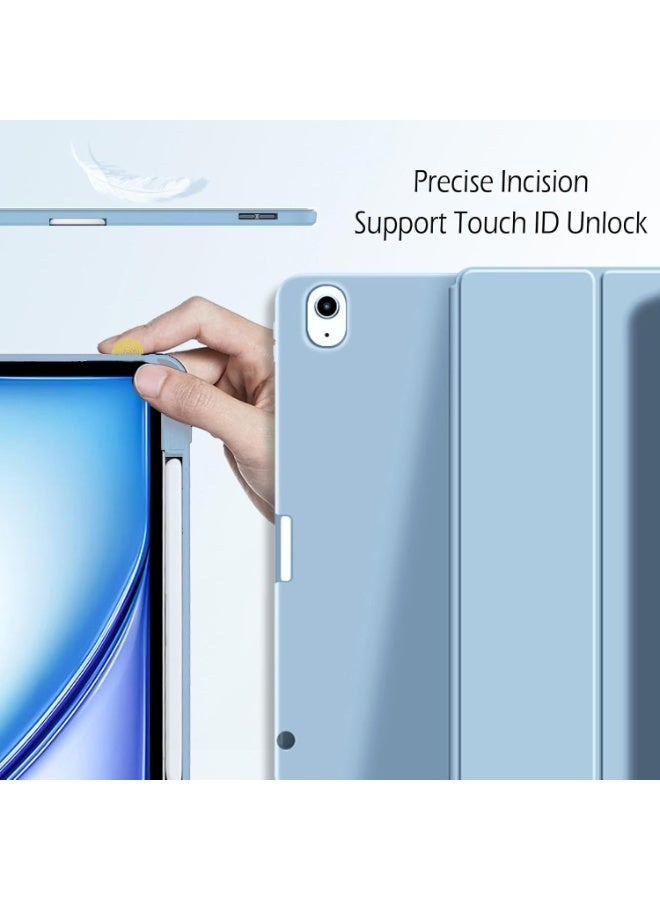 Case for iPad Air 11 Inch 2025 M3/2024 M2/Air 7 6 5 4 Generation (2025/2024/2022/2020) 10.9 Inch with Pencil Holder, Smart Stand Cover, Supports Apple Pencil Charging, Auto Wake/Sleep - Image 3